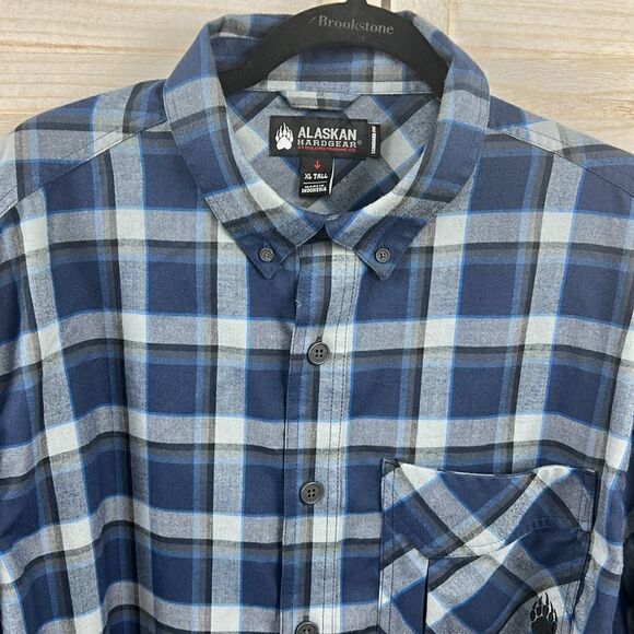 Duluth AKHG Alaskan Hardgear Midnight Sun Flannel Shirt XL TALL - Picture 3 of 11